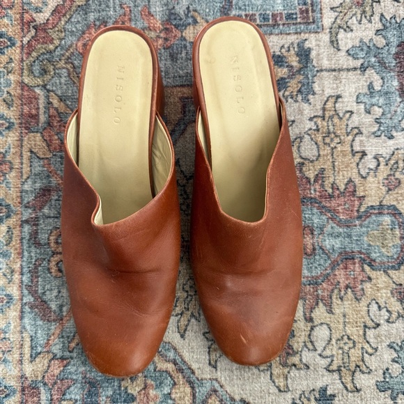 Nisolo Leather Mules Size 9 - Picture 5 of 7
